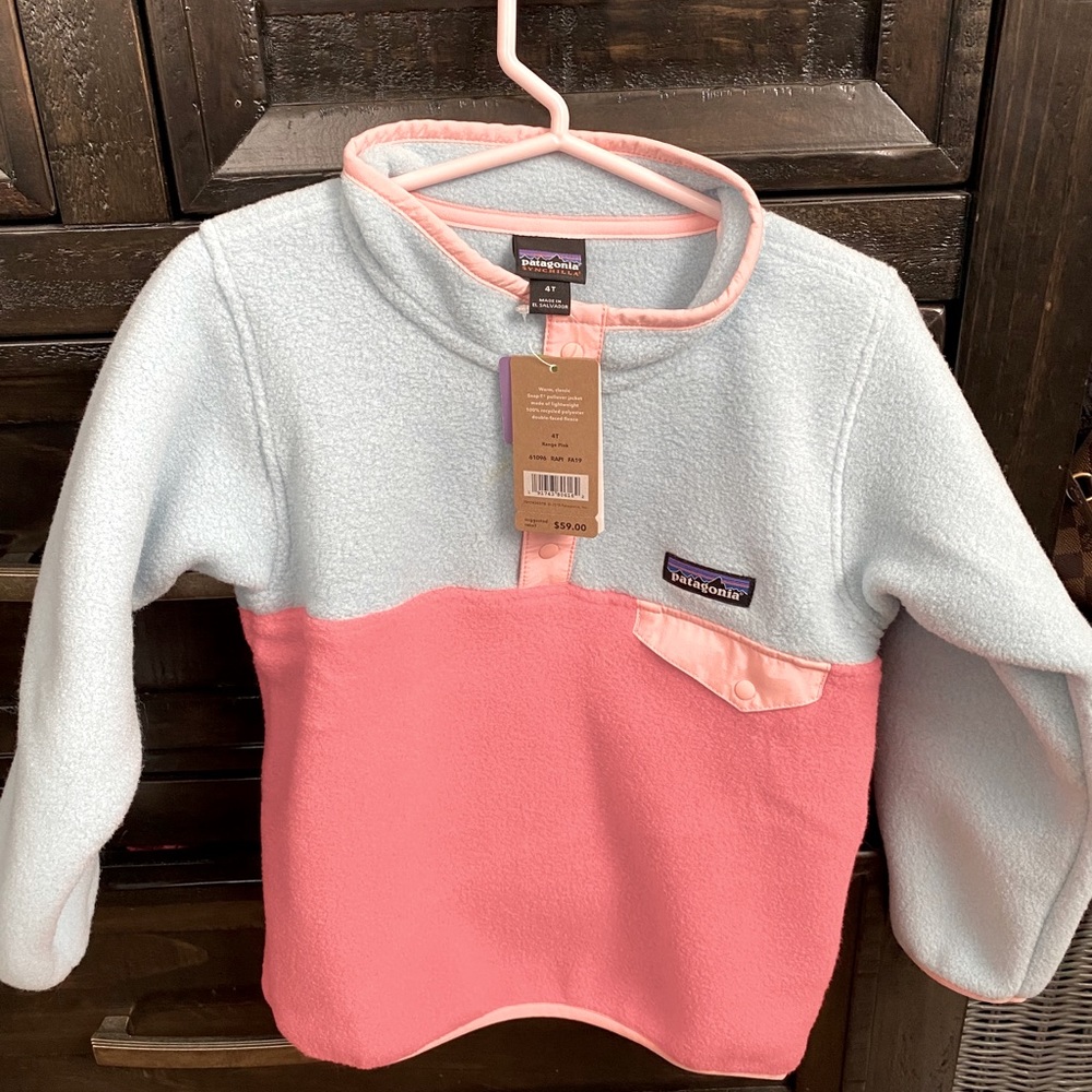 NWT Patagonia Toddler Fleece 4T